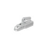 Tête d'attelage acier vertical 2 trous carré 60mm 1300kg freiné