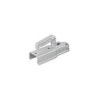 Tête d'attelage acier vertical 2 trous carré 60mm 1300kg freiné