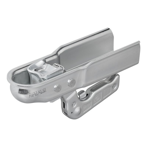 Tête d'attelage acier vertical 2 trous carré 60mm 1300kg freiné