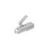 Tête d'attelage acier vertical 2 trous carré 60mm 1300kg freiné