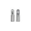 Tête d'attelage acier vertical 2 trous carré 60mm 1300kg freiné