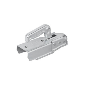 Tête d'attelage acier vertical 2 trous carré 70mm 1300kg freiné