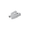 Tête d'attelage acier vertical 2 trous carré 70mm 1300kg freiné