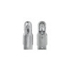 Tête d'attelage acier vertical 2 trous carré 70mm 1300kg freiné