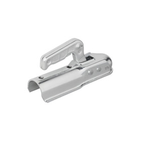 Tête d'attelage acier vertical 2 trous ronde 50mm 1300kg freiné