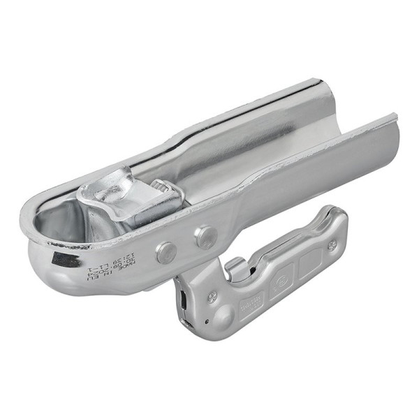 Tête d'attelage acier vertical 2 trous ronde 50mm 1300kg freiné