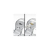 Tête d'attelage acier vertical 2 trous ronde 50mm 1300kg freiné