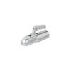Tête d'attelage acier vertical 2 trous ronde 60mm 1300kg freiné