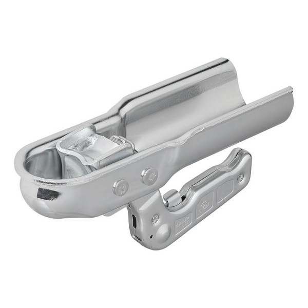 Tête d'attelage acier vertical 2 trous ronde 60mm 1300kg freiné