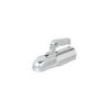 Tête d'attelage acier vertical 2 trous ronde 70mm 1300kg freiné