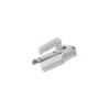 Tête d'attelage acier vertical 2 trous ronde 70mm 1300kg freiné
