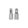 Tête d'attelage acier vertical 2 trous ronde 70mm 1300kg freiné