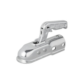 Tête d'attelage acier ronde 50mm 1300kg freiné