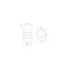 Soufflet pour commande de frein 75/80mm convient à Williams KFG35