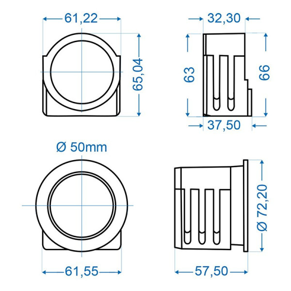 Coussinet pour attache à inertie convient à ALKO 131R - 161S/VB - 250S/1 - 251S/VB/G - 351ZA 1993
