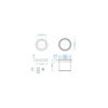 Coussinet pour attache à inertie convient à Knott KF27A - KF30C - KRV30B - KRV30A/B