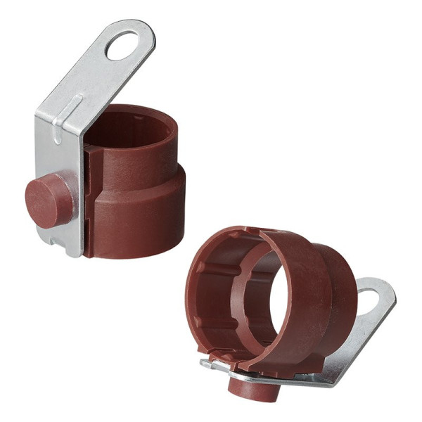 Support de prise en plastique rouge