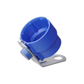 Support de prise en plastique bleu