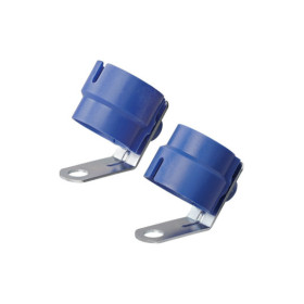 Support de prise en plastique bleu