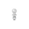 Boule d'attelage droite M22 x 50mm Homologation du type E