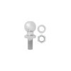 Boule d'attelage droite M22 x 50mm Homologation du type E