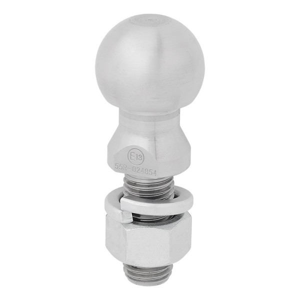 Boule d'attelage droite M24 x 55mm Homologation du type E