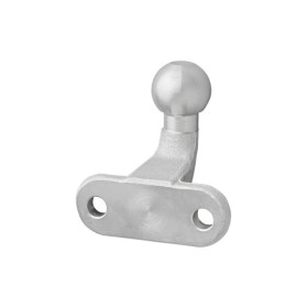 Boule d'attelage argent équerre Homologation du type E