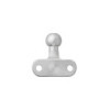 Boule d'attelage argent équerre Homologation du type E