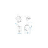 Boule d'attelage argent mixte double trous D17,2/S200 Homologation du type E