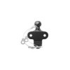 Boule d'attelage noir mixte double trous D17,2/S200 Homologation du type E