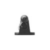 Boule d'attelage noir mixte double trous D17,2/S200 Homologation du type E