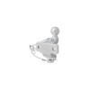 Boule d'attelage combinée argentée version double trous D21/S350 Homologation du type E