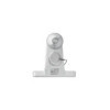 Boule d'attelage combinée argentée version double trous D21/S350 Homologation du type E