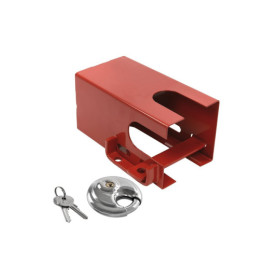 Antivol tête d'attelage 110x110mm avec cadenas à disque PM