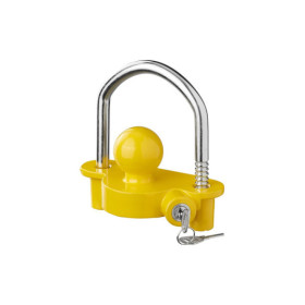 Antivol tête d'attelage avec cylindre de serrure