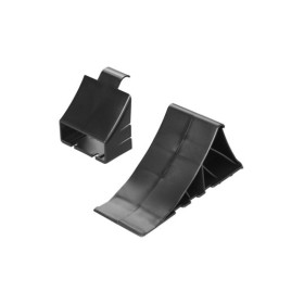 Cale de roue plastique noir incl. support