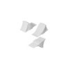 Cale de roue plastique blanc incl. support