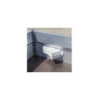 Cale de roue en plastique blanc avec support plat