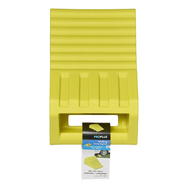 Cale de roue plastique L avec poignée