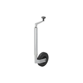 Roue jockey 35mm jante plastique avec pneu caoutchouc 160x40mm