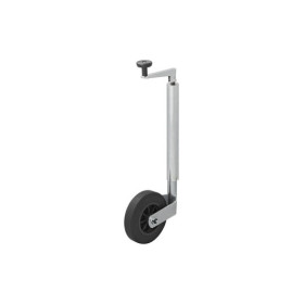 Roue jockey 35mm jante plastique avec pneu caoutchouc 160x40mm