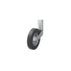 Roue jockey 48mm jante métal avec pneu caoutchouc 200x50mm
