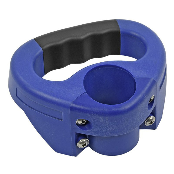 Poignée de manoeuvre bleu pour roue jockey de 48 mm