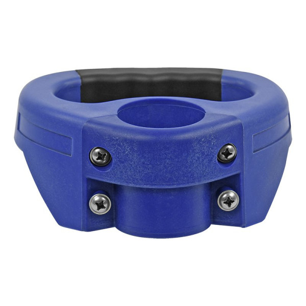 Poignée de manoeuvre bleu pour roue jockey de 48 mm