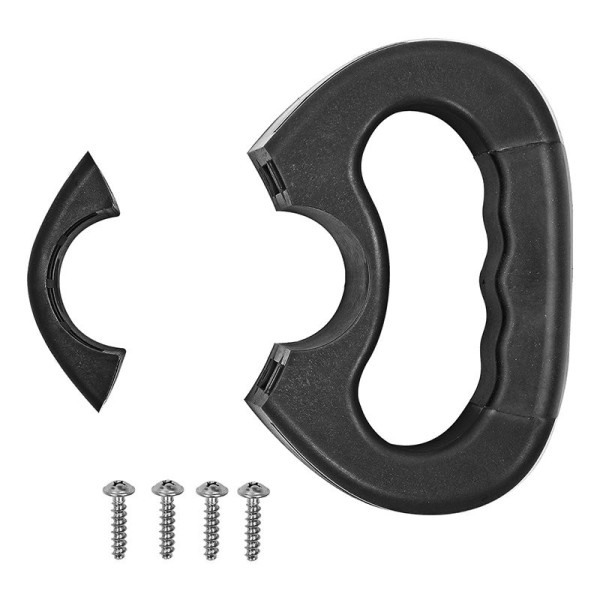 Poignée de manoeuvre noir pour roue jockey de 48 mm