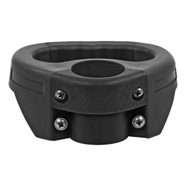 Poignée de manoeuvre noir pour roue jockey de 48 mm