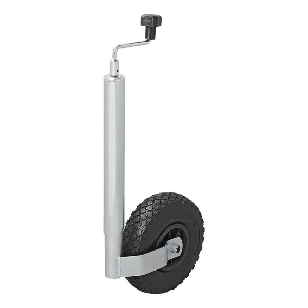 Roue jockey 48 mm jante plastique avec pneu d'aire 260 x 85 mm