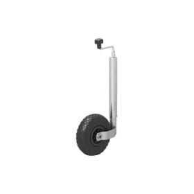 Roue jockey 48 mm jante plastique avec pneu d'aire 260 x 85 mm