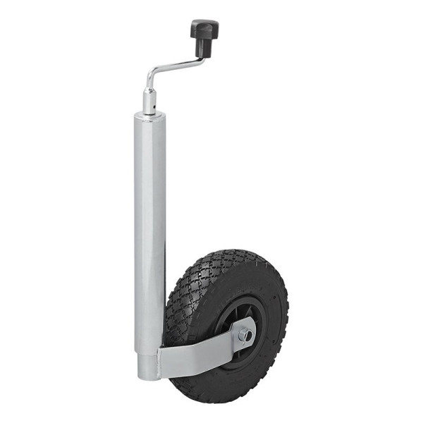 Roue jockey 48 mm jante plastique avec pneu d'aire 260 x 85 mm