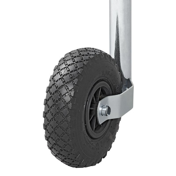 Roue jockey 48 mm jante plastique avec pneu d'aire 260 x 85 mm